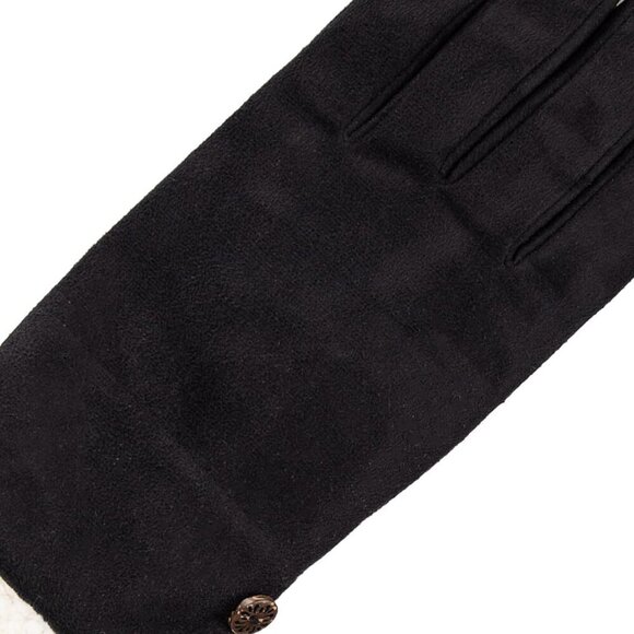 Womens Recycled Microsuede Water Repellent Gloves Sherpasoft Lining Touch Screen - Picture 3 of 6